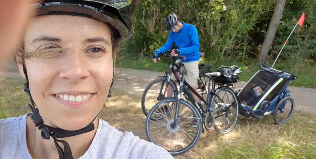 Familienselfie auf der Insel Poel